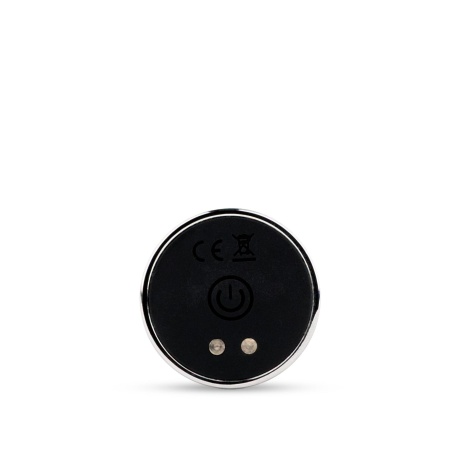 Korek analny Metal Butt Plug S Vibrator USB - pilot zdalnego sterowania, 10 trybów wibracji, wodoodporność IPX7 - 5