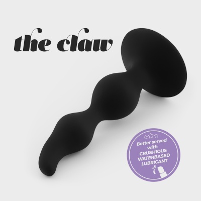 Plug analny The Claw 11 cm, silikon, czarny - 1 2
