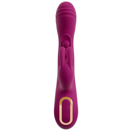 Wibrator króliczek Javida 2F Squirting z 3-punktowym stukaniem punktu G, 22,5 cm - 3