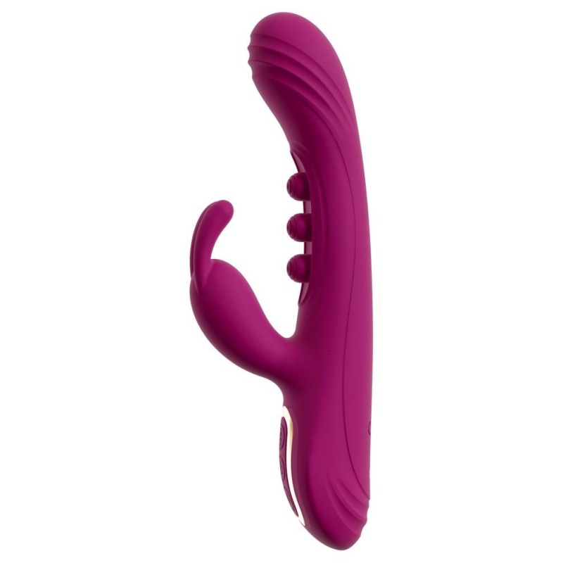 Wibrator króliczek Javida 2F Squirting z 3-punktowym stukaniem punktu G, 22,5 cm - 4