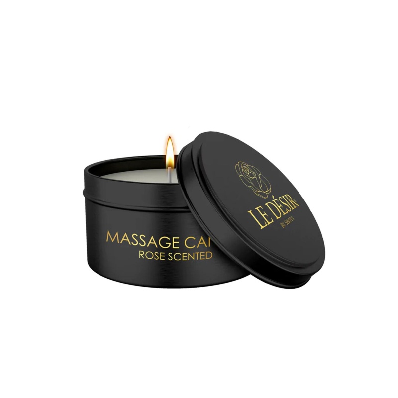 Erotic Massage Candle - Rose Scented - 1