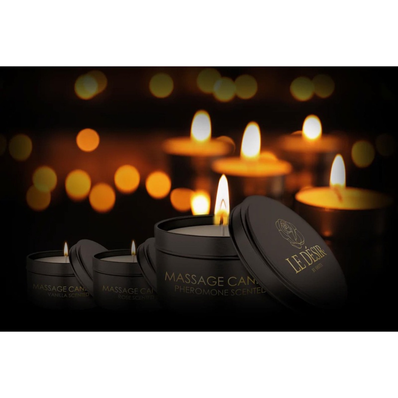 Erotic Massage Candle - Rose Scented - 4