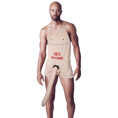 Apron with a plush penis - 1