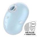 Wibrator łechtaczki Cutie Ghost - fale ciśnienia Air Pulse, wibracje, 2 silniki, IPX7 - 2