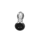Korek analny The Slider 8,9 cm z wibracjami - 3