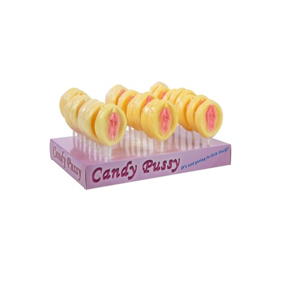 Candy Pussy Lollipop 24pcs Pink - 1