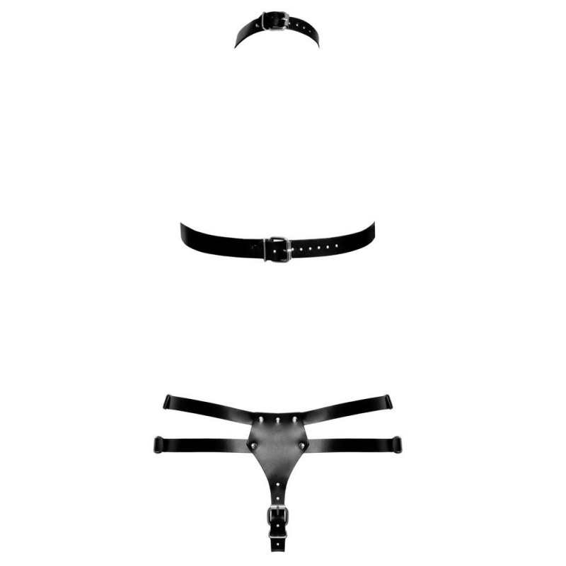 Leather Harness Set L/XL - 7