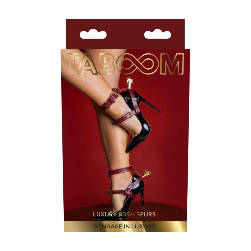 Luxury BDSM Spurs 2pcs Red - 2