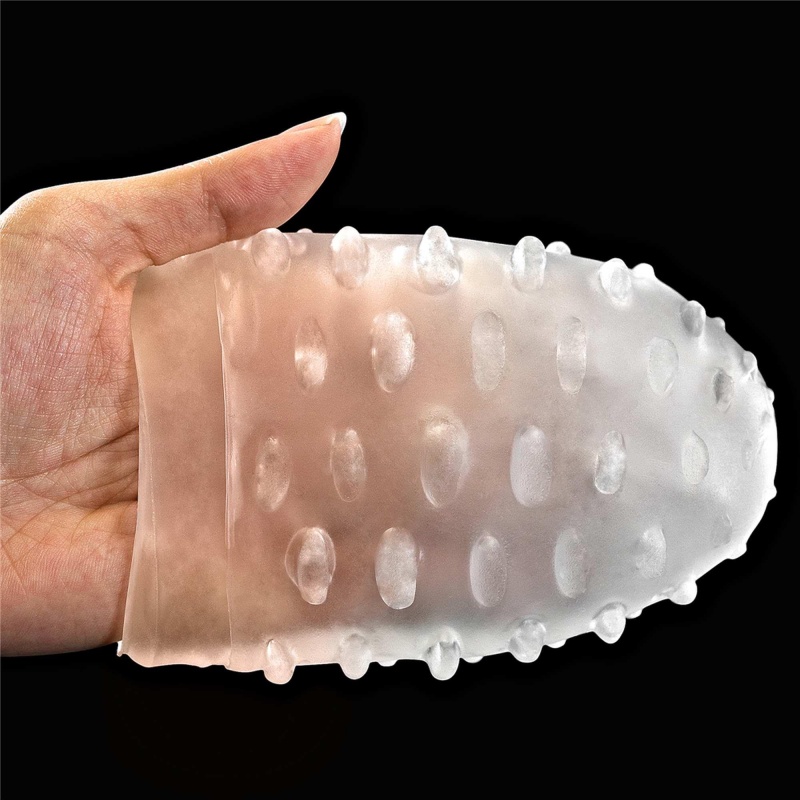 Masturbator Giant Egg Stamina Nodules Edition 12,7 cm – przezroczysty - 8