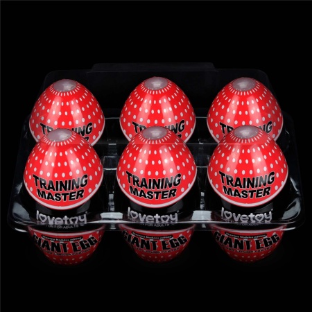 Masturbator Giant Egg Stamina Nodules Edition 12,7 cm – przezroczysty - 16