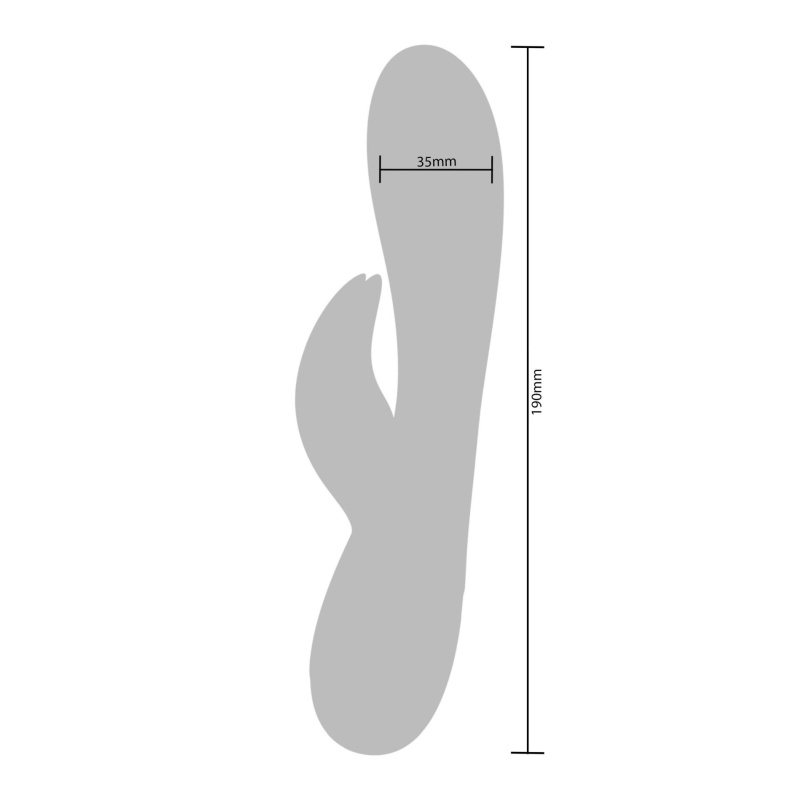 Wibrator króliczek Everlasting Love G-Spot z elastycznym wałem i stymulatorem łechtaczki – 20 cm - 12