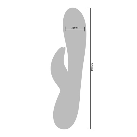 Wibrator króliczek Everlasting Love G-Spot z elastycznym wałem i stymulatorem łechtaczki – 20 cm - 12