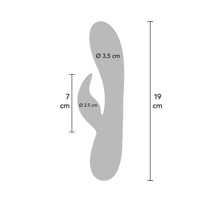Wibrator króliczek Everlasting Love G-Spot z elastycznym wałem i stymulatorem łechtaczki – 20 cm - 23