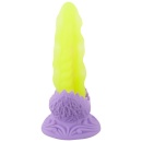 Beasty Cocks Passion Plant LED - dildo silikonowy z podświetleniem, 22 cm, średnica 5,5 cm - 4