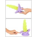 Beasty Cocks Passion Plant LED - dildo silikonowy z podświetleniem, 22 cm, średnica 5,5 cm - 8