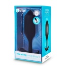 Korek analny wibrujący Snug Plug 5 Black - obciążony, silikonowy, 16,4 cm x 4,9 cm - 1