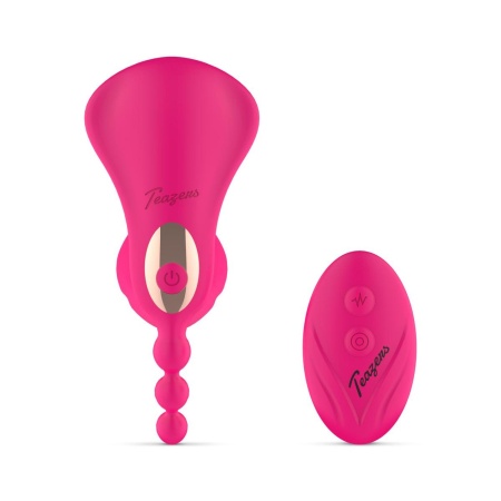 Wibrator noszony Wearable Vibrator with Remote - podwójna stymulacja G, łechtaczki i okolicy analnej z pilotem zdalnego sterowan - 5