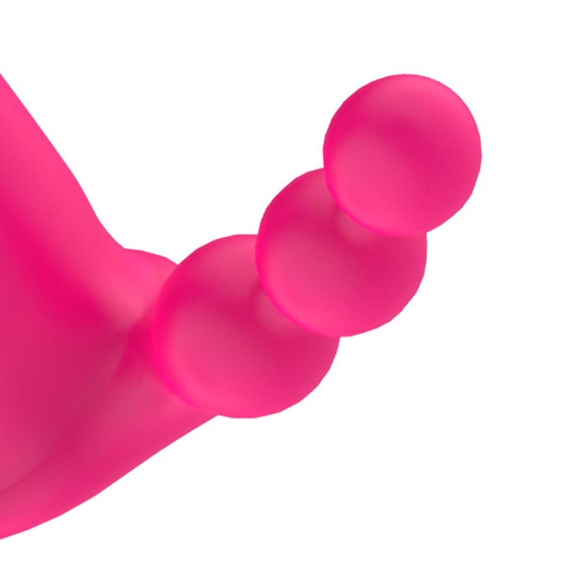 Wibrator noszony Wearable Vibrator with Remote - podwójna stymulacja G, łechtaczki i okolicy analnej z pilotem zdalnego sterowan - 8