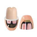 Masturbator Catherine Caspar z elastycznego TPR, dwustronna tekstura, ok. 10 cm - 3