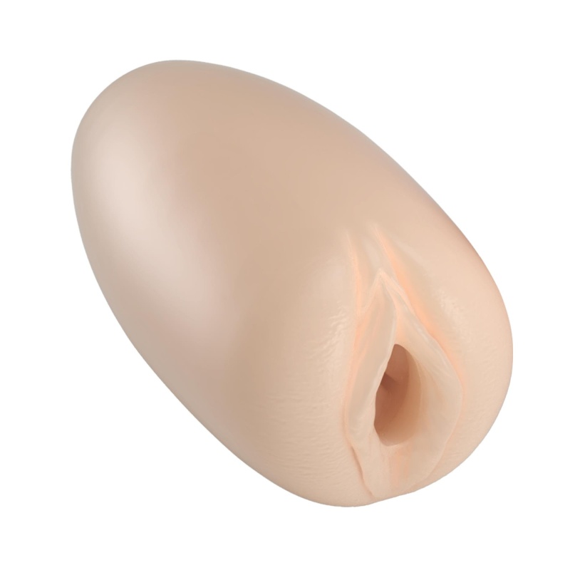 Masturbator Catherine Caspar z elastycznego TPR, dwustronna tekstura, ok. 10 cm - 4