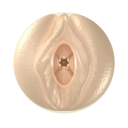 Masturbator Catherine Caspar z elastycznego TPR, dwustronna tekstura, ok. 10 cm - 6