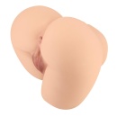 Masturbator Rolonda z dwoma kanałami anatomicznymi z TPE - 17,1 × 14,9 × 14,5 cm - 5