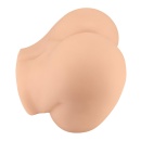 Masturbator Rolonda z dwoma kanałami anatomicznymi z TPE - 17,1 × 14,9 × 14,5 cm - 7
