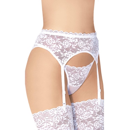 Garterbelt 3305 - Plus Size - white 3XL - 1