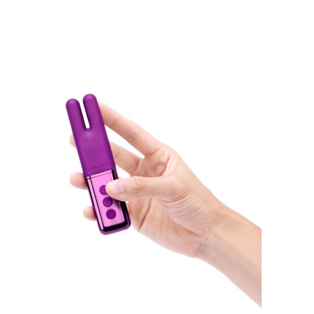 Mini wibrator Deux Cherry z podwójnym silnikiem, 11,6 cm - 3