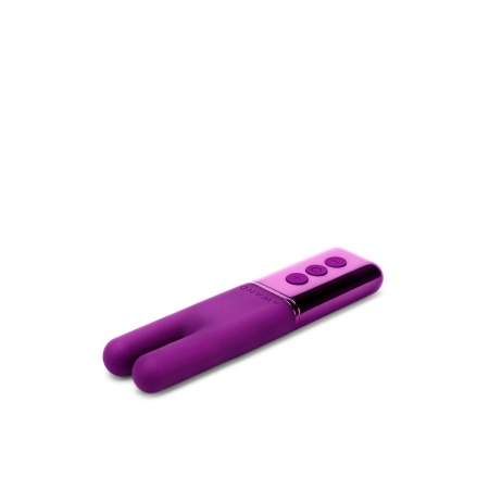 Mini wibrator Deux Cherry z podwójnym silnikiem, 11,6 cm - 4