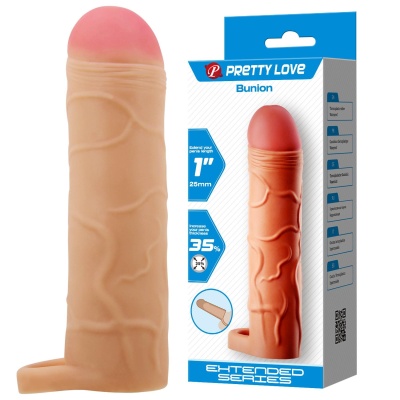 Nakładka na penisa Bunion 2,5 cm elastyczna - 1