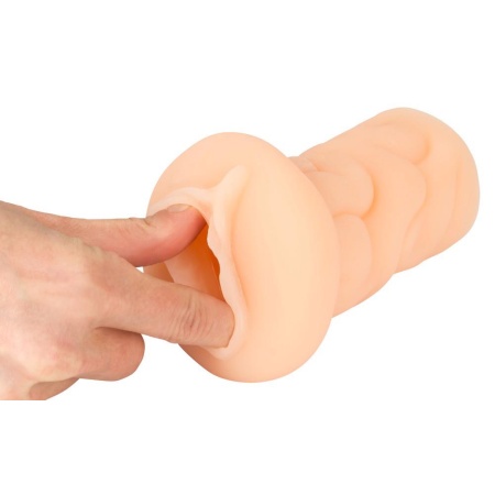 Masturbator wibracyjny Easy Job Ruth z realistycznym kanałem i zdejmowanym Vibro-Bulletem, 10 trybów, 17 cm - 6