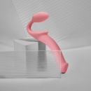 SEMI-REALISTIC BENDABLE STRAP-ON PINK - M - 1