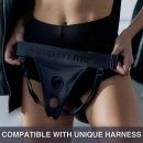 SEMI-REALISTIC BENDABLE STRAP-ON PINK - M - 6