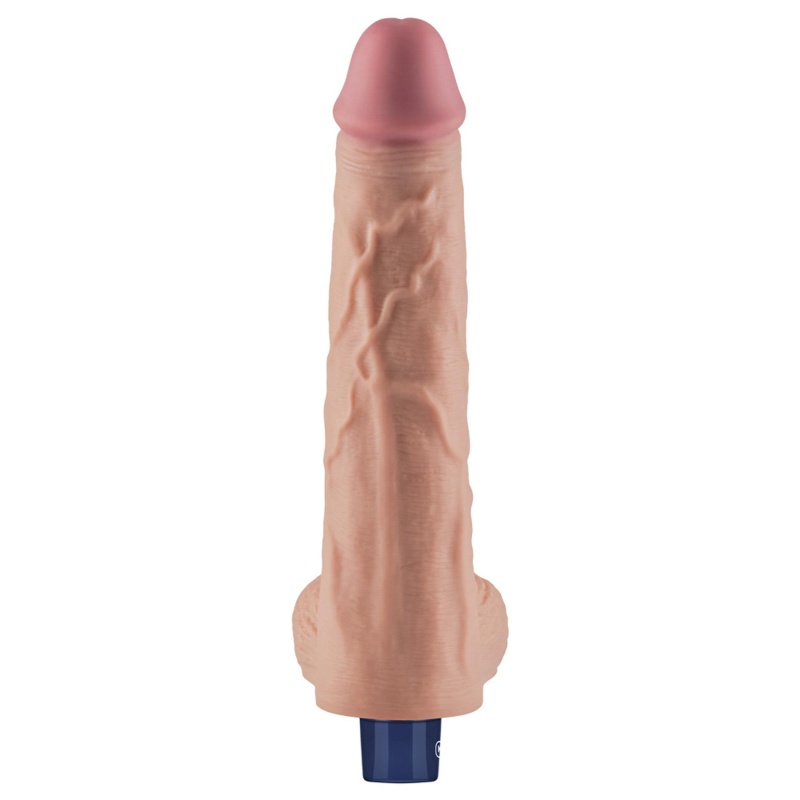Wibrator dildo Real Softee 25,5 cm, kolor flesh - 6