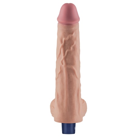 Wibrator dildo Real Softee 25,5 cm, kolor flesh - 6