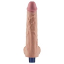 Wibrator dildo Real Softee 25,5 cm, kolor flesh - 6