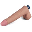 Wibrator dildo Real Softee 25,5 cm, kolor flesh - 8