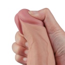 Wibrator dildo Real Softee 25,5 cm, kolor flesh - 11
