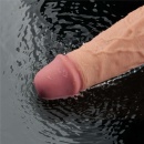 Wibrator dildo Real Softee 25,5 cm, kolor flesh - 13