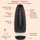 Masturbator - Nappex™ Branco Black - Premium Mastubators (10 Languages - 5