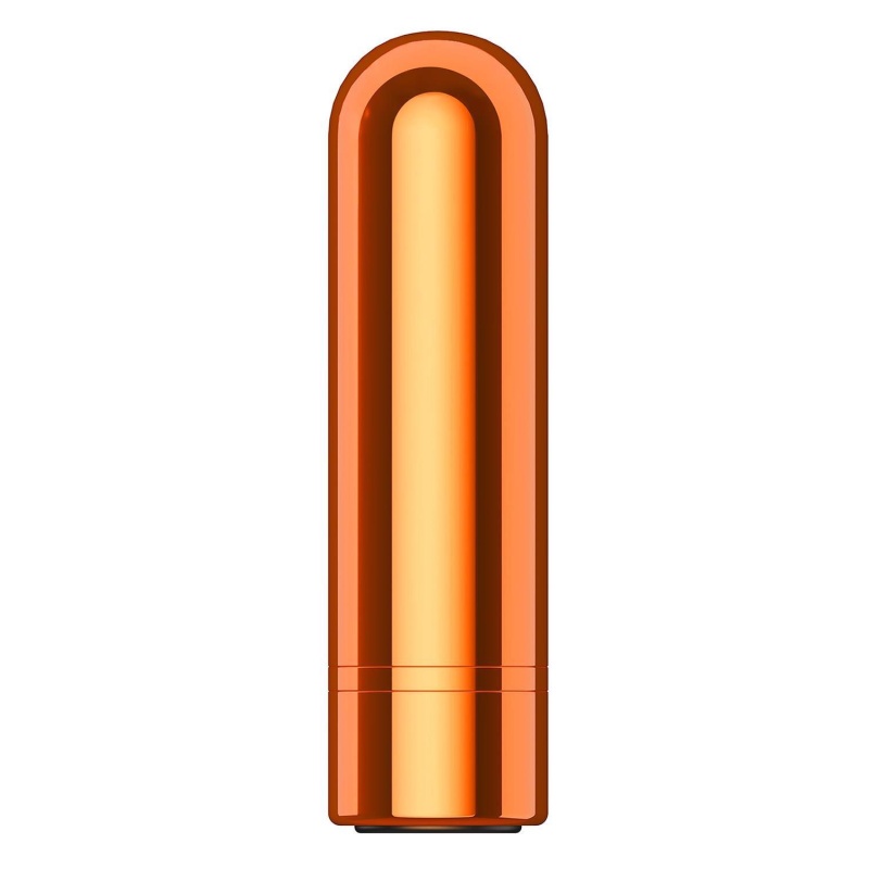 Mini bullet Kool Vibes Tangerine - 10 trybów wibracji, długość 6,3 cm - 2