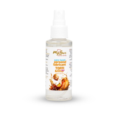 Wodny lubrykant i żel do masażu Aroma Series Intim&Massage 2in1 Toffi 50 ml - 1
