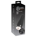 Masturbator Rebel with 3 Functions – rękaw z wypustkami, 5 wzorów wibracji, podgrzewanie do 42°C i ssanie, 26 cm - 1