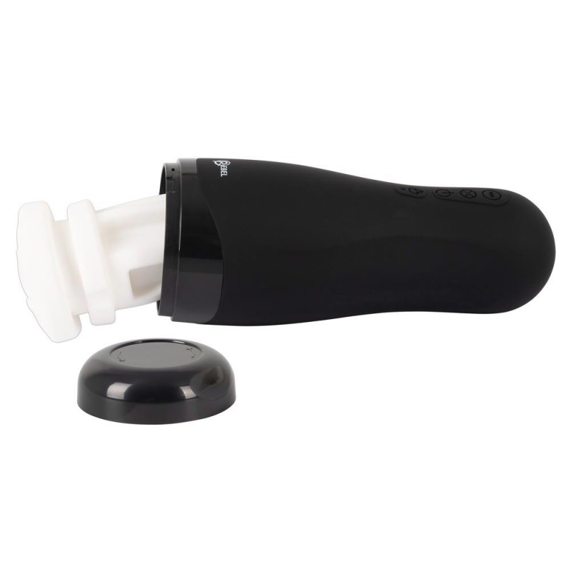 Masturbator Rebel with 3 Functions – rękaw z wypustkami, 5 wzorów wibracji, podgrzewanie do 42°C i ssanie, 26 cm - 6