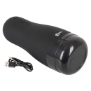 Masturbator Rebel with 3 Functions – rękaw z wypustkami, 5 wzorów wibracji, podgrzewanie do 42°C i ssanie, 26 cm - 9