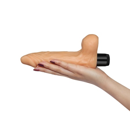 Wibrator Xtreme Feel Cyberskin 20,5 cm – realistyczny, wodoodporny, kolor cielisty - 4