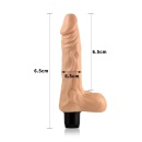 Wibrator Xtreme Feel Cyberskin 20,5 cm – realistyczny, wodoodporny, kolor cielisty - 6