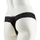 Fetish Fantasy Series RC Vibrating Panties – koronkowe majtki wibracyjne z odłączanym pociskiem i pilotem, obwód bioder 61–86 cm - 3