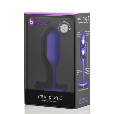 B-VIBE SNUG PLUG 2 PURPLE - 1